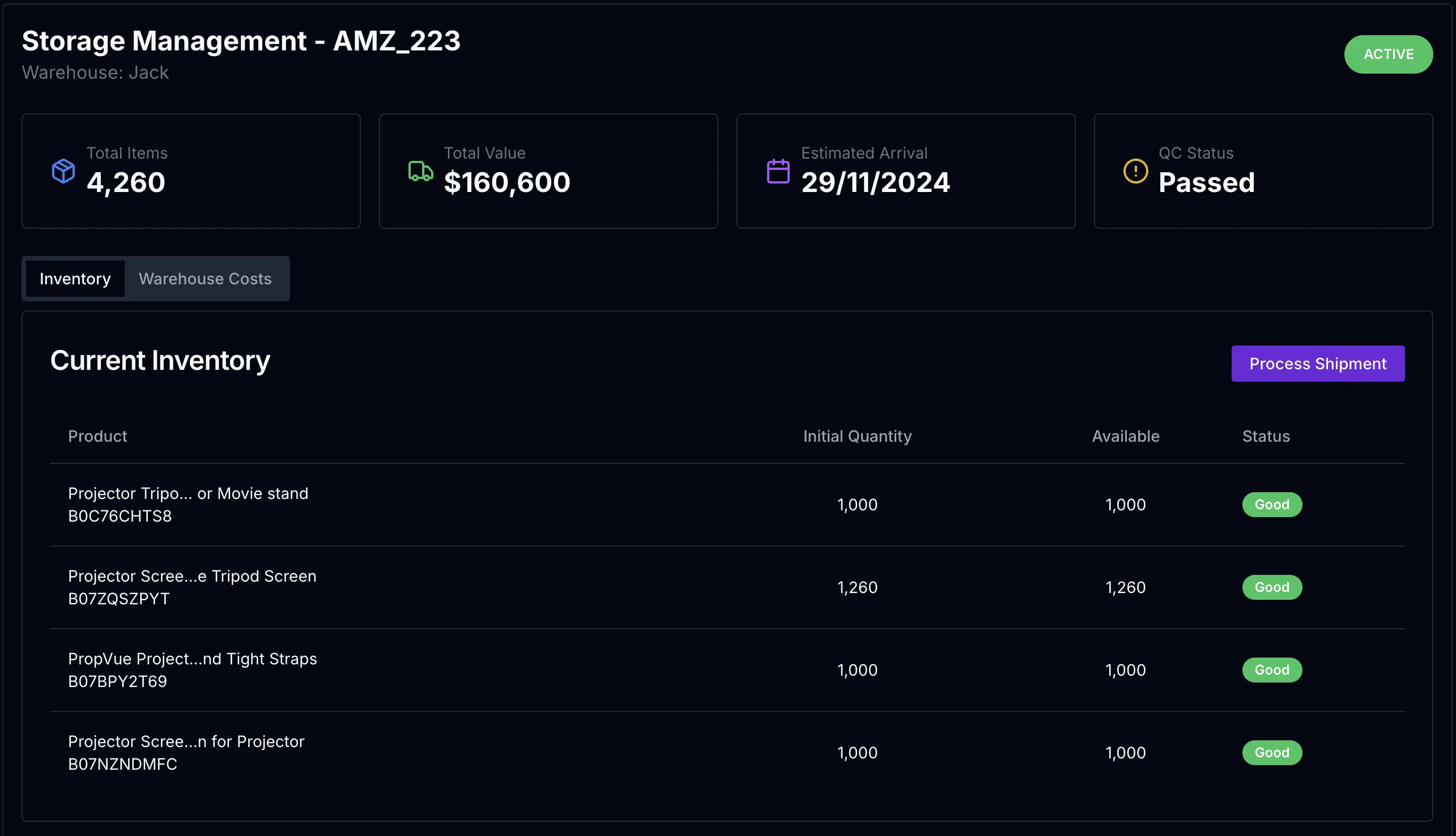 View your inventory movements within amazon warehouses by allocating product units to specific 3pl warehouses to know where your stock is at exactly any point in time.
